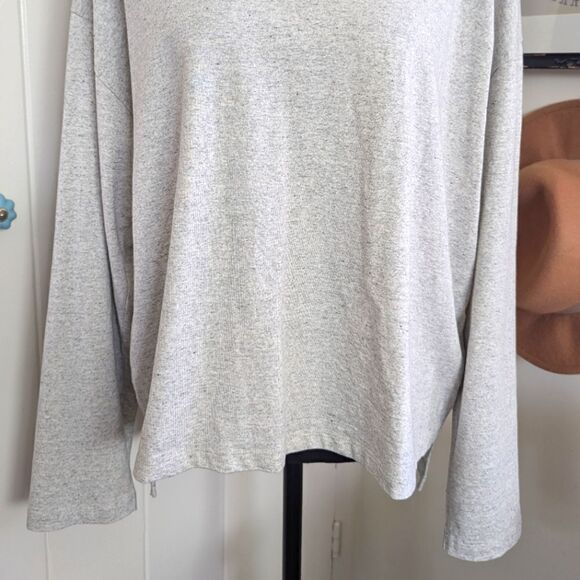 Eileen Fisher Organic Cotton Minimalist Capsule Quiet Luxury Preppy Top MD - Picture 5 of 8